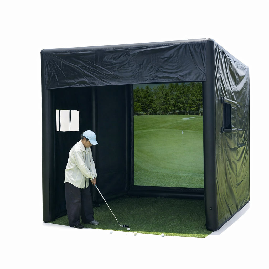 Portable Inflatable Golf Simulator Set - 13X10Ft Dual