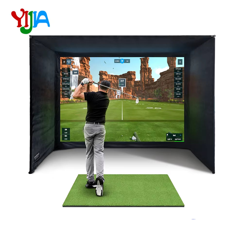 10/12/14Ft Outdoor Golf Training Simulator Cage