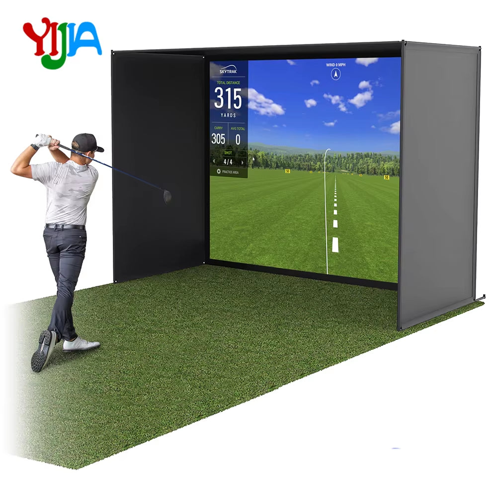 10/12/14Ft Outdoor Golf Training Simulator Cage